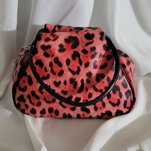 𝅺HOLLYWOOD COLOR Co. Mini Red Leopard Handbag - Picture 3 of 6